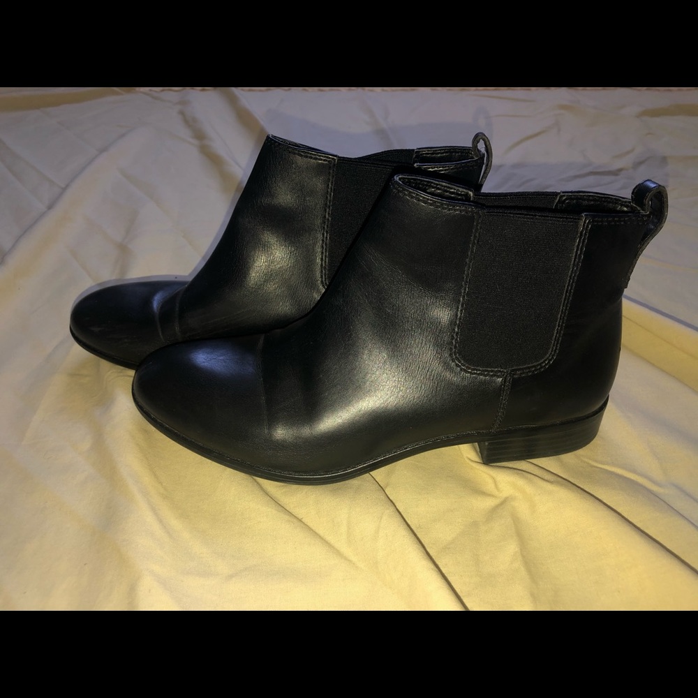 Franco Sarto Low Cut Boots- Patented Leather